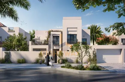 Outdoor House image for: Villa - 5 Bedrooms - 7 Bathrooms for sale in Fay Alreeman - Al Shamkha - Abu Dhabi, Image 1