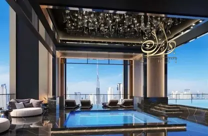 صورة لـ حوض سباحة شقة - 2 غرف نوم - 3 حمامات للبيع في برج بن غاطي جاكوب آند كو ريزيدنس - الخليج التجاري - دبي ، صورة رقم 1