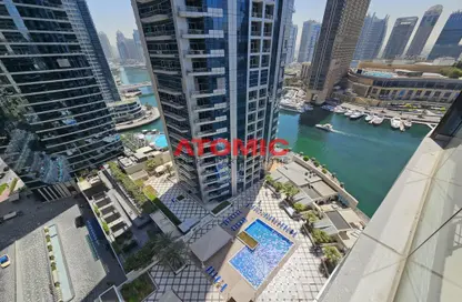 Apartment - 1 Bedroom - 2 Bathrooms for rent in Bay Central West - Bay Central - Dubai Marina - Dubai