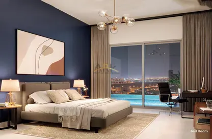 صورة لـ غرفة- غرفة النوم شقة - 2 غرف نوم - 3 حمامات للبيع في بيرلز من دانوب - الفرجان - دبي ، صورة رقم 1