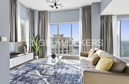 Apartment - 1 Bedroom - 2 Bathrooms for rent in Shemara Tower - Marina Promenade - Dubai Marina - Dubai