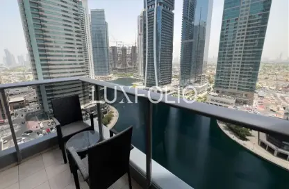 شقة - غرفة نوم - 2 حمامات للايجار في ابراج جرين ليك - (JLT) مجمع S - أبراج بحيرة الجميرا - دبي