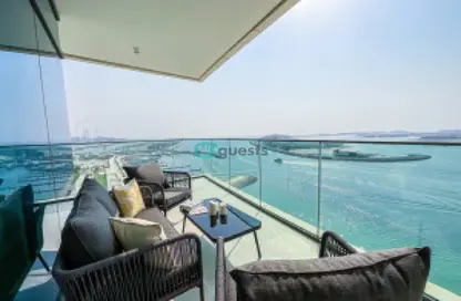 Apartment - 3 Bedrooms - 4 Bathrooms for rent in EMAAR Beachfront - Dubai Harbour - Dubai