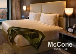 Room / Bedroom image for: Apartment - 1 Bathroom for sale in Tower C - DAMAC Towers by Paramount - Business Bay - Dubai, Image 1