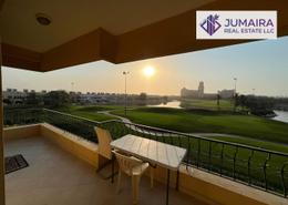 Balcony image for: Apartment - 1 bedroom - 2 bathrooms for rent in Golf Apartments - Al Hamra Village - Ras Al Khaimah, Image 1