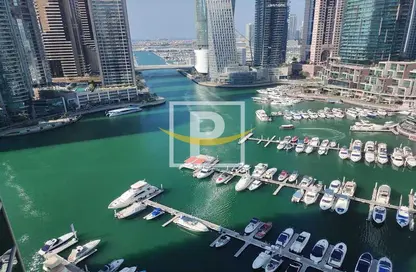 Apartment - 3 Bedrooms - 5 Bathrooms for rent in Al Habtoor Tower - Dubai Marina - Dubai