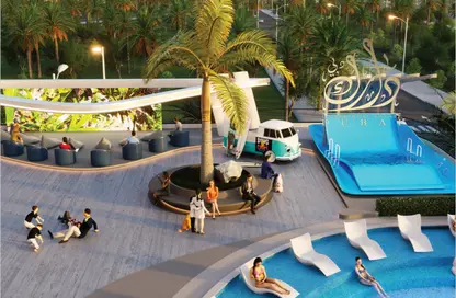 صورة لـ حوض سباحة شقة - غرفة نوم - 2 حمامات للبيع في سامانا بورترفينو - مدينة دبي للإنتاج (اي ام بي زد) - دبي ، صورة رقم 1