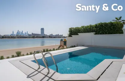 Villa - 4 Bedrooms - 6 Bathrooms for rent in Garden Homes Frond E - Garden Homes - Palm Jumeirah - Dubai