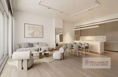 Living / Dining Room image for: Townhouse - 2 Bedrooms - 2 Bathrooms for sale in Mag 22 - Meydan - Dubai, Image 1