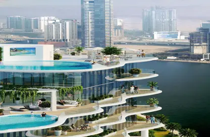 Apartment - Studio - 1 Bathroom for sale in Chic Tower - Business Bay - Dubai