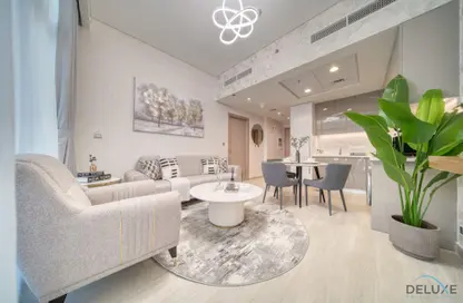 Living / Dining Room image for: Apartment - 1 Bedroom - 1 Bathroom for rent in AZIZI Riviera 27 - Meydan One - Meydan - Dubai, Image 1