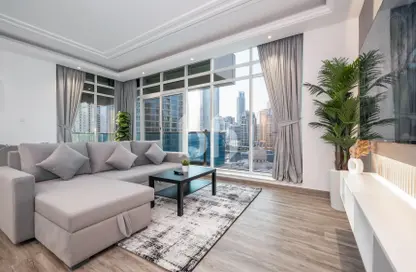 Apartment - 2 Bedrooms - 2 Bathrooms for rent in Opal Tower Marina - Dubai Marina - Dubai