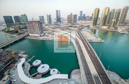 Water View image for: Apartment - 3 Bedrooms - 4 Bathrooms for rent in Water Front Tower B - Waterfront Residential Towers - Tourist Club Area - Abu Dhabi, Image 1