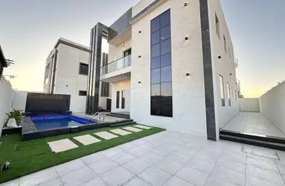 Terrace image for: Villa - 3 Bedrooms - 6 Bathrooms for sale in Al Bahia Hills - Al Bahia - Ajman, Image 1