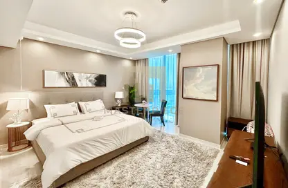 Apartment - Studio - 1 Bathroom for rent in Waves Tower - Business Bay - Dubai