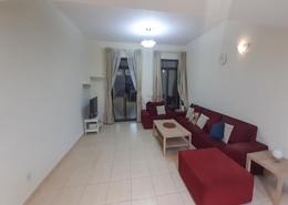 Living Room image for: Apartment - 1 bedroom - 2 bathrooms for rent in Fortunato - Jumeirah Village Circle - Dubai, Image 1