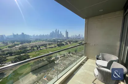 Balcony image for: Apartment - 1 Bedroom - 1 Bathroom for rent in The Fairways West - The Fairways - The Views - Dubai, Image 1