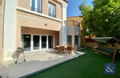 Terrace image for: Villa - 4 Bedrooms - 4 Bathrooms for rent in Townhouses Area - Green Community East - Green Community - Dubai, Image 1