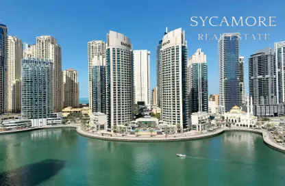 Water View image for: Apartment - 2 Bedrooms - 3 Bathrooms for sale in Time Place Tower - Dubai Marina - Dubai, Image 1