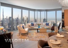 Living / Dining Room image for: Duplex - 2 bedrooms - 3 bathrooms for sale in One Za'abeel - Zabeel 1 - Zabeel - Dubai, Image 1