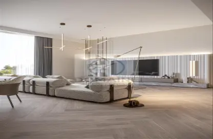 Living Room image for: Apartment - 3 Bedrooms - 4 Bathrooms for sale in The Central Downtown - Arjan - Dubai, Image 1