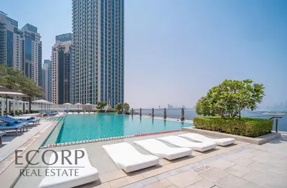 Pool image for: Apartment - 1 Bedroom - 1 Bathroom for rent in Address Harbour Point - Dubai Creek Harbour (The Lagoons) - Dubai, Image 1