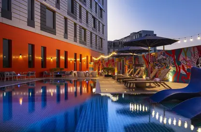 Apartment - Studio - 1 Bathroom for rent in Aloft Dubai South - Dubai South (Dubai World Central) - Dubai