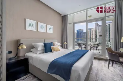 Apartment - Studio - 1 Bathroom for rent in DAMAC Maison Privé - Business Bay - Dubai
