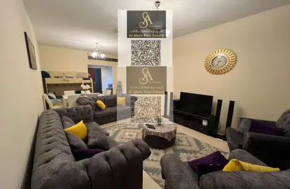 Apartment - 1 Bedroom - 2 Bathrooms for rent in Orient Tower 2 - Orient Towers - Al Bustan - Ajman