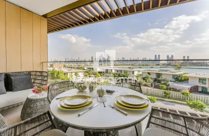 Balcony image for: Apartment - 2 Bedrooms - 3 Bathrooms for sale in Bulgari Resort  and  Residences - Jumeirah Bay Island - Jumeirah - Dubai, Image 1