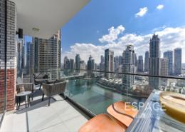 صورةشرفة لـ: شقة - 2 غرف نوم - 3 حمامات للبيع في ليف ريزيدينس - دبي مارينا - دبي, صورة 1