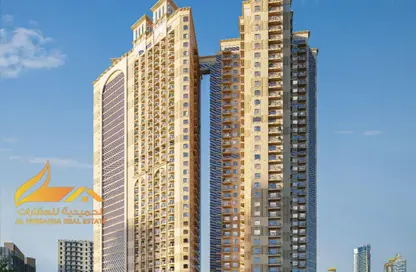 Apartment - 2 Bedrooms - 2 Bathrooms for sale in Barajeel Towers - Al Rashidiya 1 - Al Rashidiya - Ajman