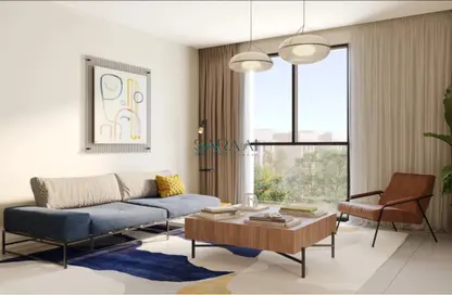 Living Room image for: Apartment - 1 Bedroom - 2 Bathrooms for sale in Reeman Living - Al Shamkha - Abu Dhabi, Image 1