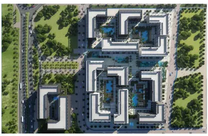 صورة لـ موقع على الخريطة شقة - غرفة نوم - 2 حمامات للبيع في Al Mamsha - مويلح - الشارقة ، صورة رقم 1
