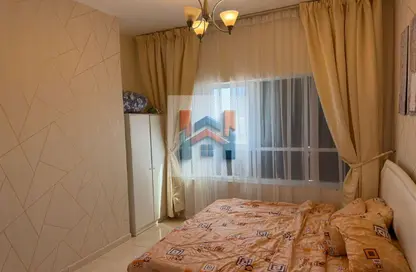Apartment - Studio - 1 Bathroom for rent in Orient Tower 1 - Orient Towers - Al Bustan - Ajman