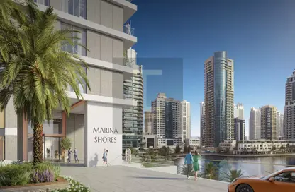 Outdoor Building image for: Apartment - 3 Bedrooms - 4 Bathrooms for sale in Marina Shores - Dubai Marina - Dubai, Image 1