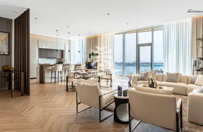 Apartment - 3 Bedrooms - 4 Bathrooms for rent in Tanzanite - Tiara Residences - Palm Jumeirah - Dubai