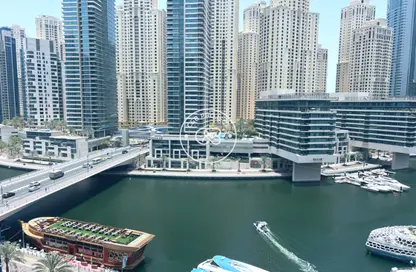شقة - 1 حمام للايجار في B برج سيلفرين - سيلفيرين - دبي مارينا - دبي