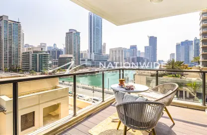 Apartment - 2 Bedrooms - 3 Bathrooms for rent in Marina Quays West - Marina Quays - Dubai Marina - Dubai