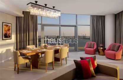 Living / Dining Room image for: Apartment - 2 Bedrooms - 2 Bathrooms for rent in Jewel Of Creek - Port Saeed - Deira - Dubai, Image 1