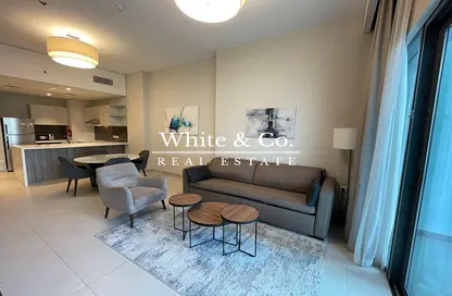 Living / Dining Room image for: Apartment - 2 Bedrooms - 2 Bathrooms for rent in SOL Avenue - Business Bay - Dubai, Image 1