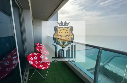 شقة - غرفة نوم - 2 حمامات للايجار في مساكن كورنيش عجمان - طريق كورنيش عجمان - عجمان