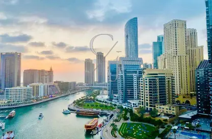 شقة - 2 غرف نوم - 2 حمامات للايجار في اورا مارينا - دبي مارينا - دبي