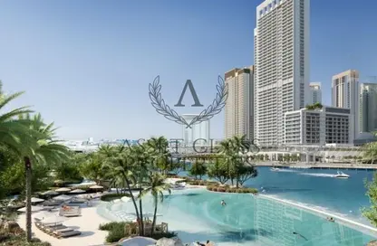 Pool image for: Apartment - 2 Bedrooms - 3 Bathrooms for sale in Rosewater Building 3 - Creek Beach - Dubai Creek Harbour (The Lagoons) - Dubai, Image 1