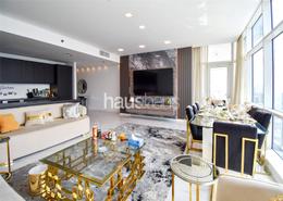 Living / Dining Room image for: Apartment - 2 bedrooms - 2 bathrooms for sale in MAG 218 - Dubai Marina - Dubai, Image 1