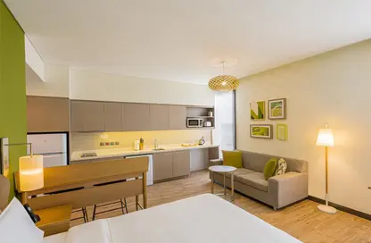 Living / Dining Room image for: Apartment - 1 Bathroom for rent in Dubai Sports City - Dubai, Image 1