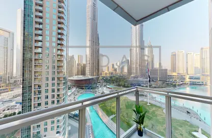 Balcony image for: Apartment - 2 Bedrooms - 3 Bathrooms for rent in The Residences 3 - The Residences - Downtown Dubai - Dubai, Image 1