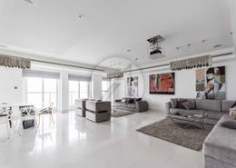 Living / Dining Room image for: Penthouse - 4 bedrooms - 4 bathrooms for rent in Princess Tower - Dubai Marina - Dubai, Image 1