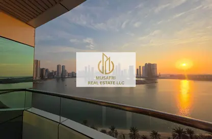 شقة - 2 غرف نوم - 4 حمامات للايجار في برج الحفيت - الخان - الشارقة