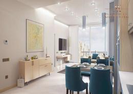 Living / Dining Room image for: Apartment - 1 bedroom - 2 bathrooms for sale in Se7en City JLT - Jumeirah Lake Towers - Dubai, Image 1